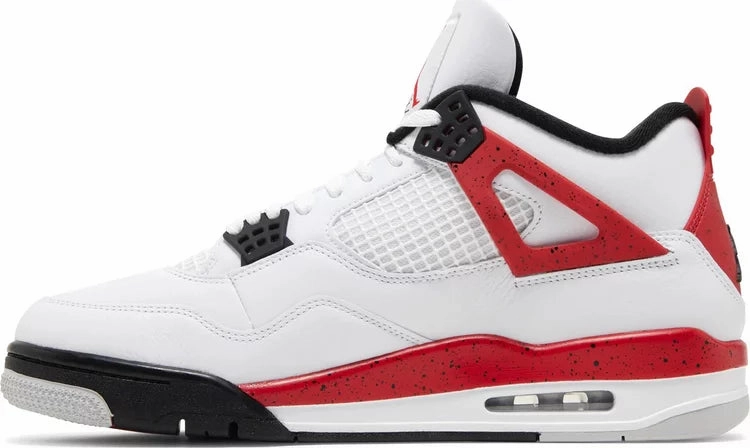 Custom Style Non Toxic Construction Nike Jordan 4 Red Cement