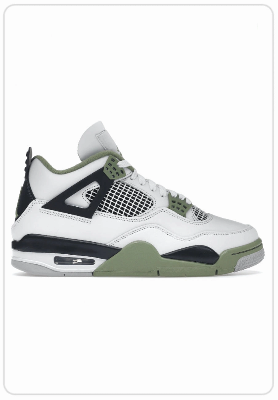 Fitted Traction Air Jordan 4 Retro Seafoam