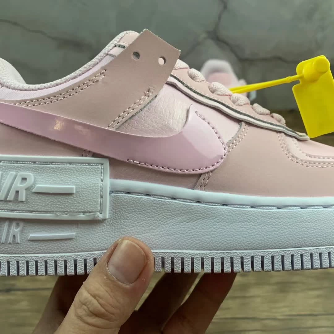 Air Force 1 Shadow Pink White Foam CV3020-600 All Day