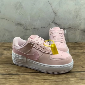 Air Force 1 Shadow Pink White Foam CV3020-600 Timeless Appeal Practical Design