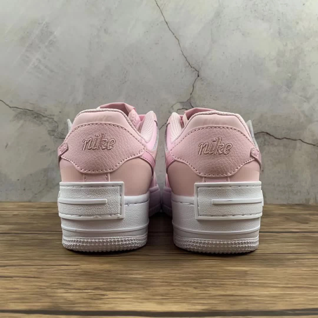Urban Function Minimal Choice Air Force 1 Shadow Pink White Foam CV3020-600