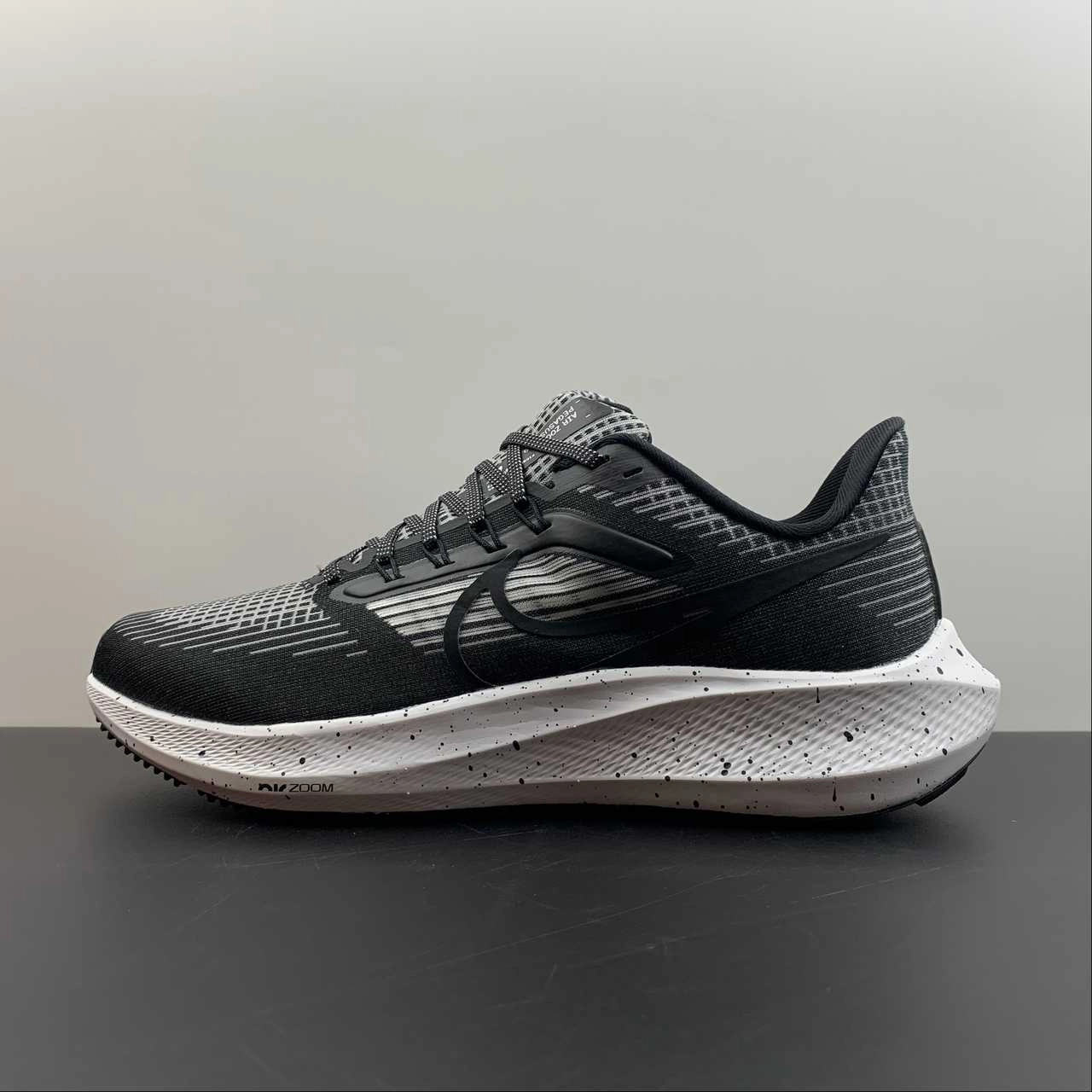 Foot Friendly Neutral design Air Zoom Pegasus 39 Black Dk Smoke Grey-White DH4071-005