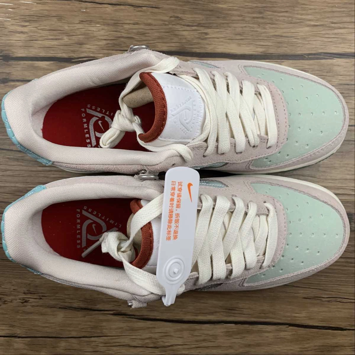 Easy Travel Style Neutral Air Force 1 Low Shapeless,Formless,LimitlessPink Green White DQ5361-011