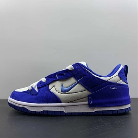 SyntheticLeather composite material SB Dunk Low Disrupt 2 White University Blue Hyper Royal DH4402-102
