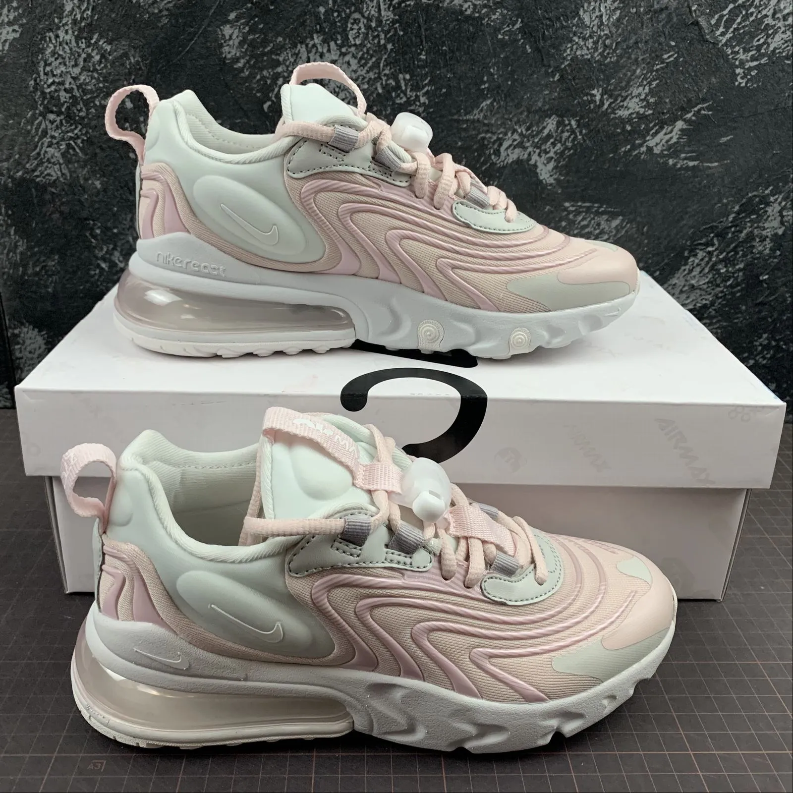 running in a school yard shoes high - heeled - feature shoes Air Max 270 React ENG Photon Dust CK2595 001