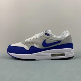 Air Max 1 Anniversary Royal Grey Game White Neutral 908375-102 adult satisfaction