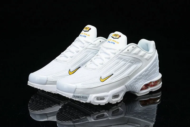 rubber shoes Gel cushion Air Max Plus 3 White Gold NI71022