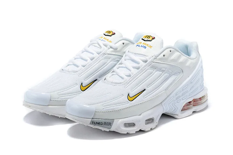 running for competition running with a durable outsole Air Max Plus 3 White Gold NI71022