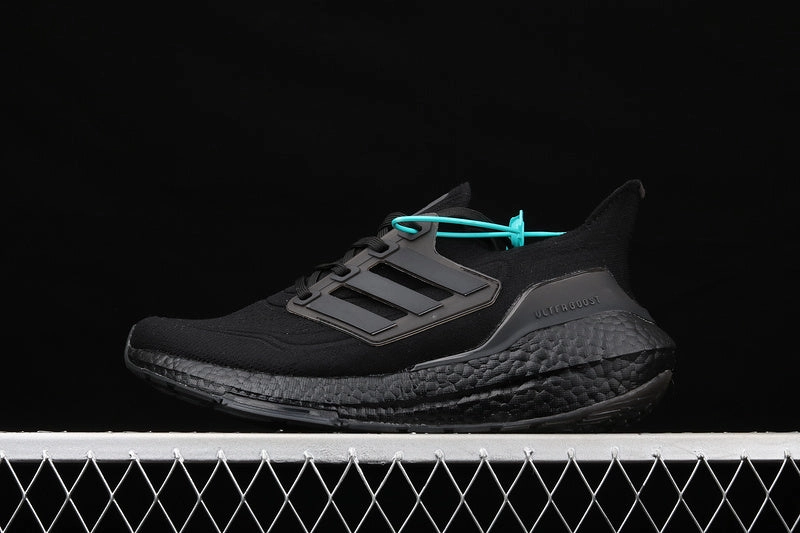 Urban Adventure Lace Closure Adidas UltraBoost 21 All Black