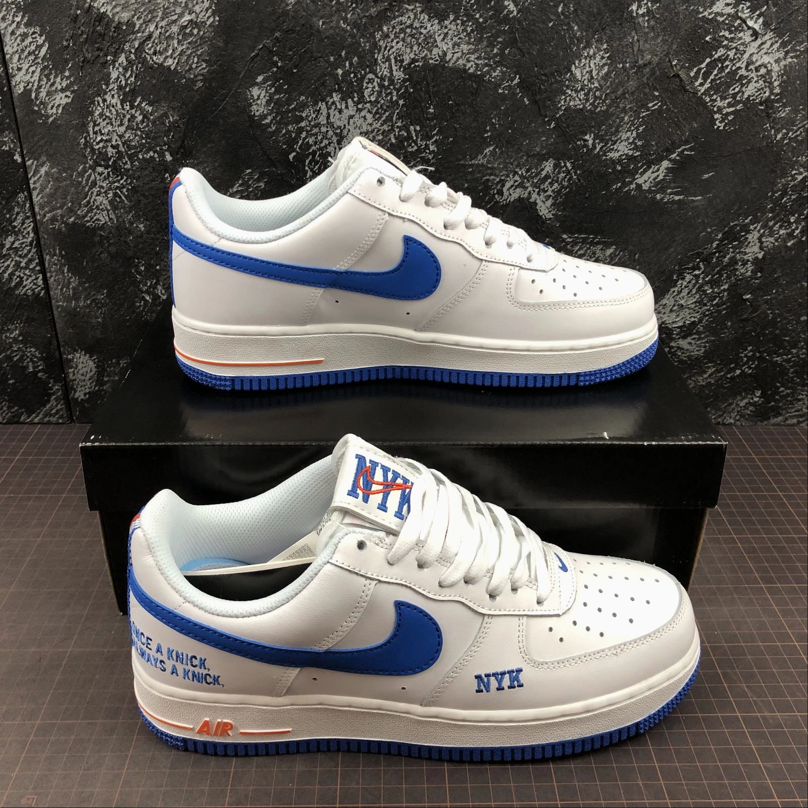 Air Force 1 07 Low TXT New York Knicks BQ5361 063 Breathable Comfort