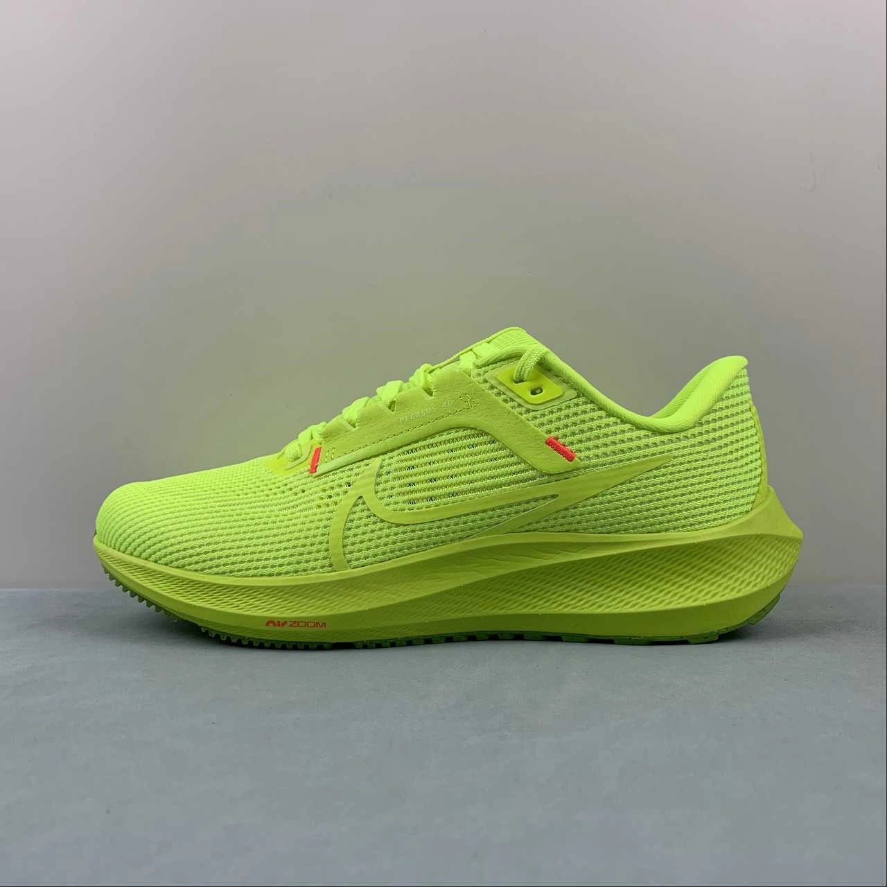 All Seasons Tough Build Air Zoom Pegasus 40 Grinch Barely Volt Bright Crimson DV3854-700