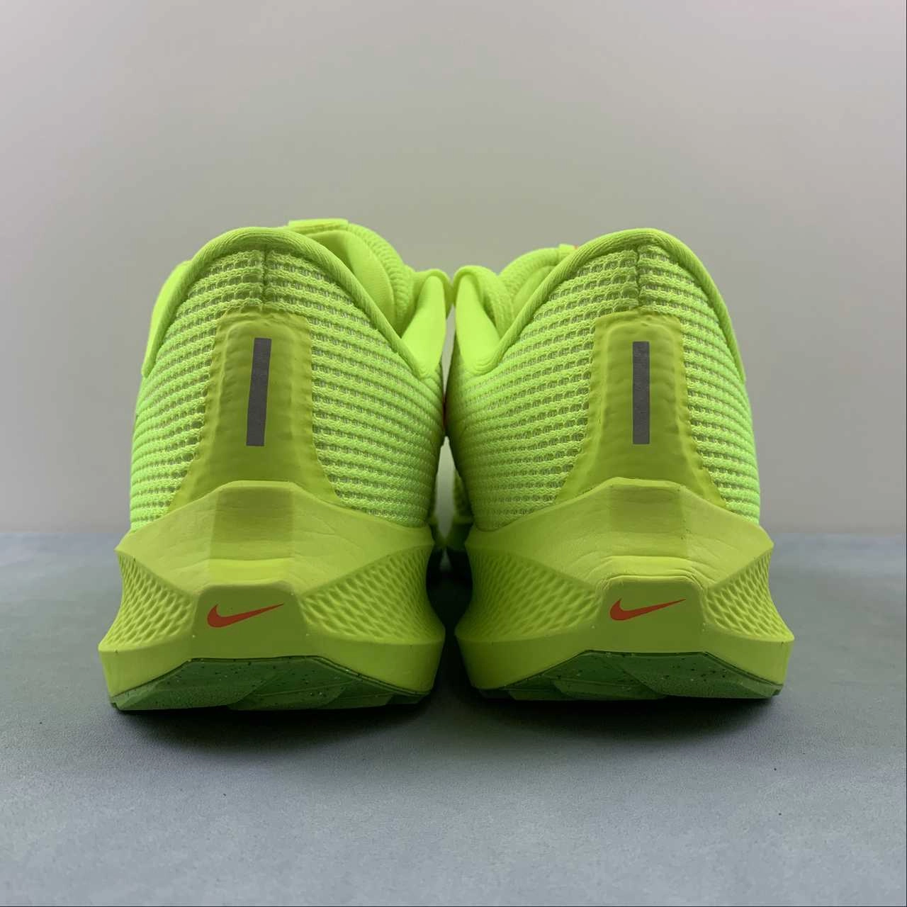 Abrasion resistant Customizable Air Zoom Pegasus 40 Grinch Barely Volt Bright Crimson DV3854-700