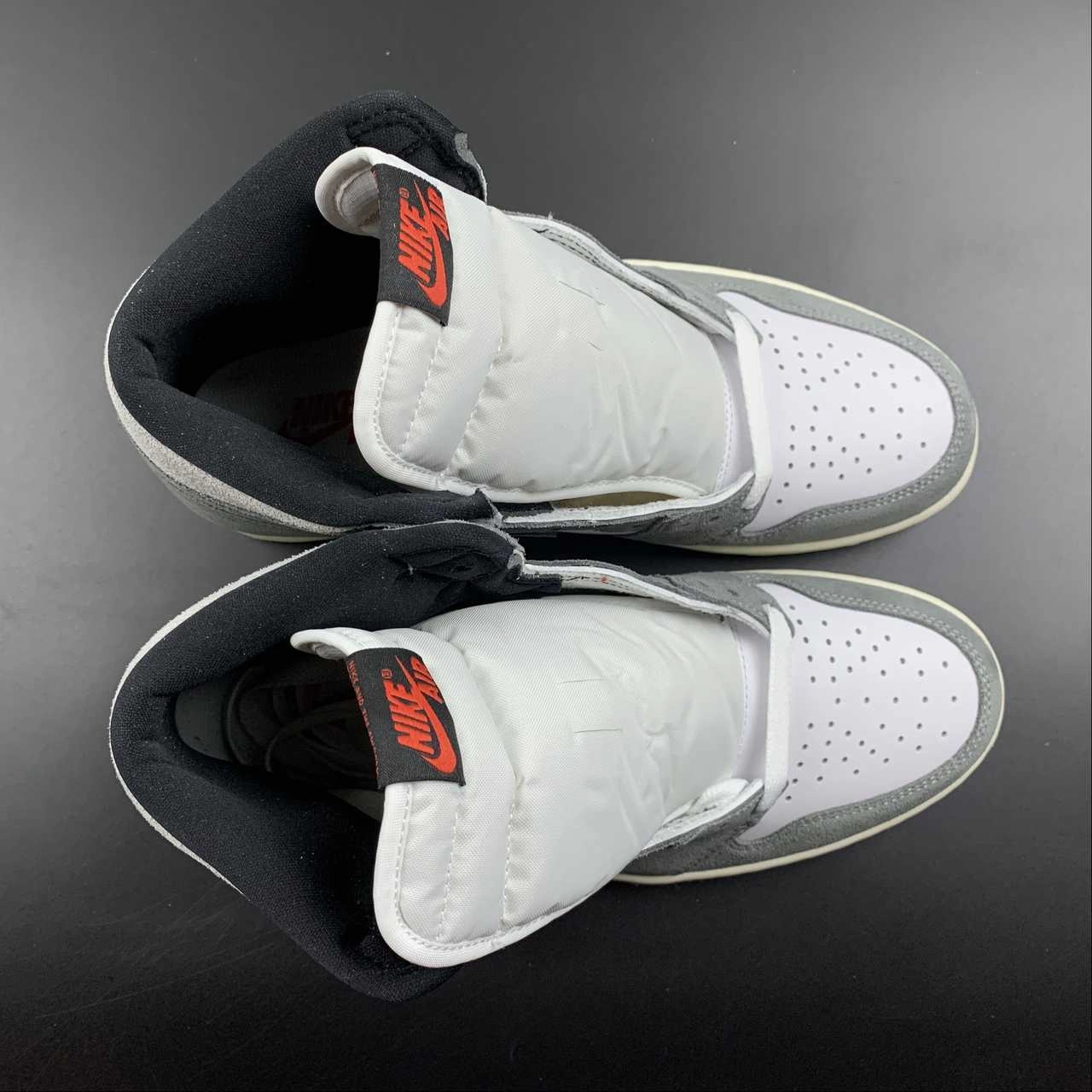 Air Jordan 1 Retro High OG Washed Black Fire Red Light Smoke Grey Sail DZ5485-051 Comfort Fit System Adaptive Steps