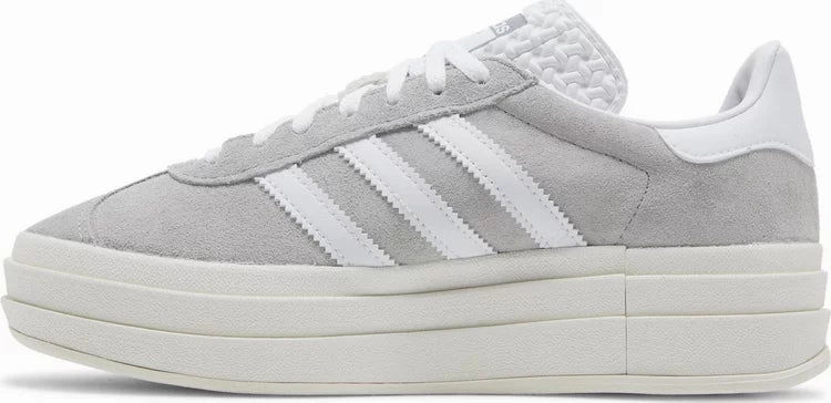 Relax time Velcro Design Adidas Gazelle Bold Grey White W