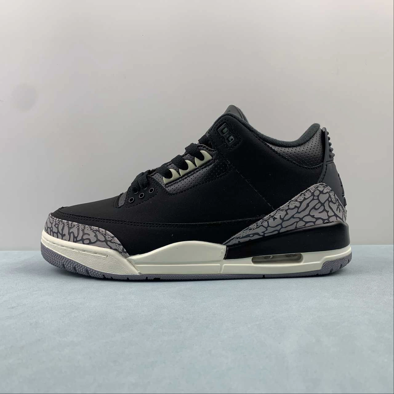 Storm Step Flight Go Air Jordan 3 Retro Off Noir Black Coconut Milk Gray Cement CK9246-001