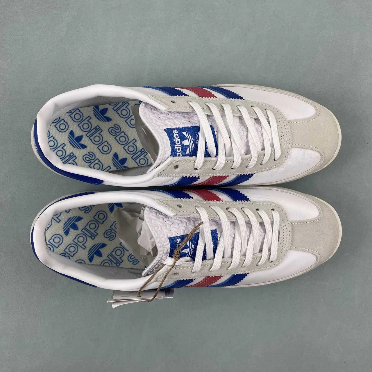 dance - themed running wear intermediate shoes Adidas SL 72 OG White Blue Red FV4430