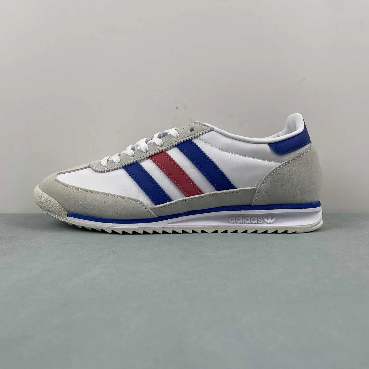 Quick Drying Fabric active shoes option Adidas SL 72 OG White Blue Red FV4430