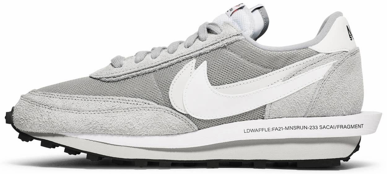 Nike Sacai LD Waffle Fragment Light Smoke Grey Outdoor sports shoes