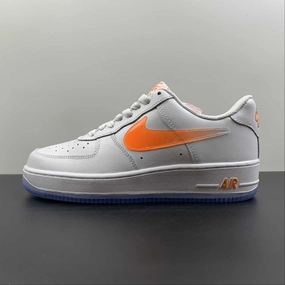 Air Force 1 07 Low White Orange Blue CO3363-362 Stable Support
