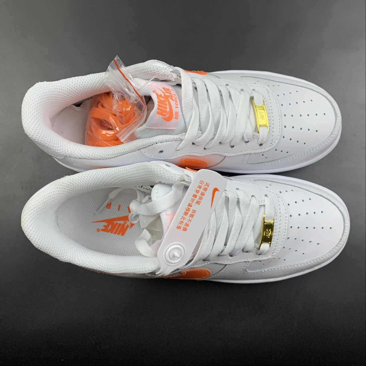 Slim Build Weekend Mood Air Force 1 07 Low White Orange Blue CO3363-362