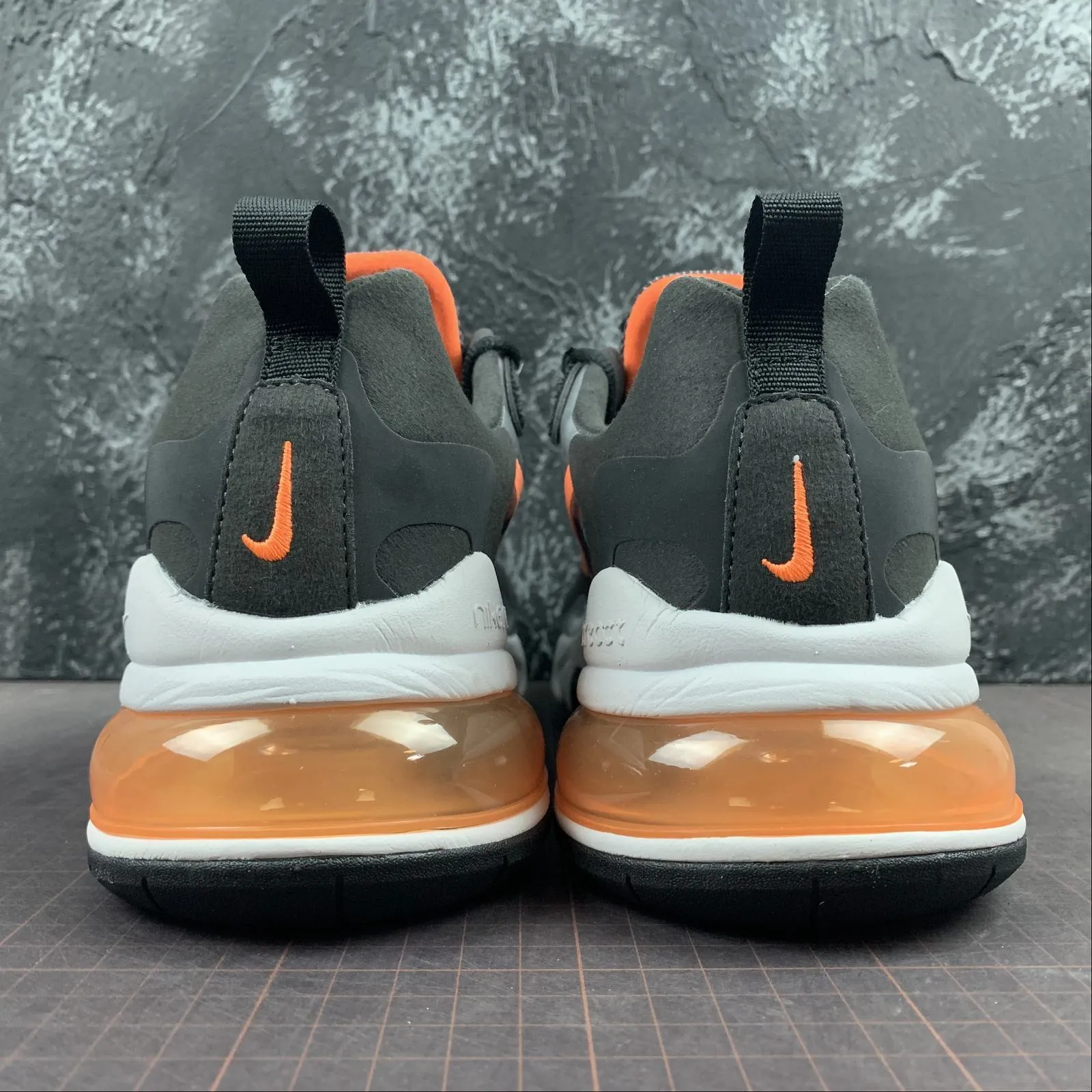 Air Max 270 React Black Orange CQ4598-084 durability - brand shoes