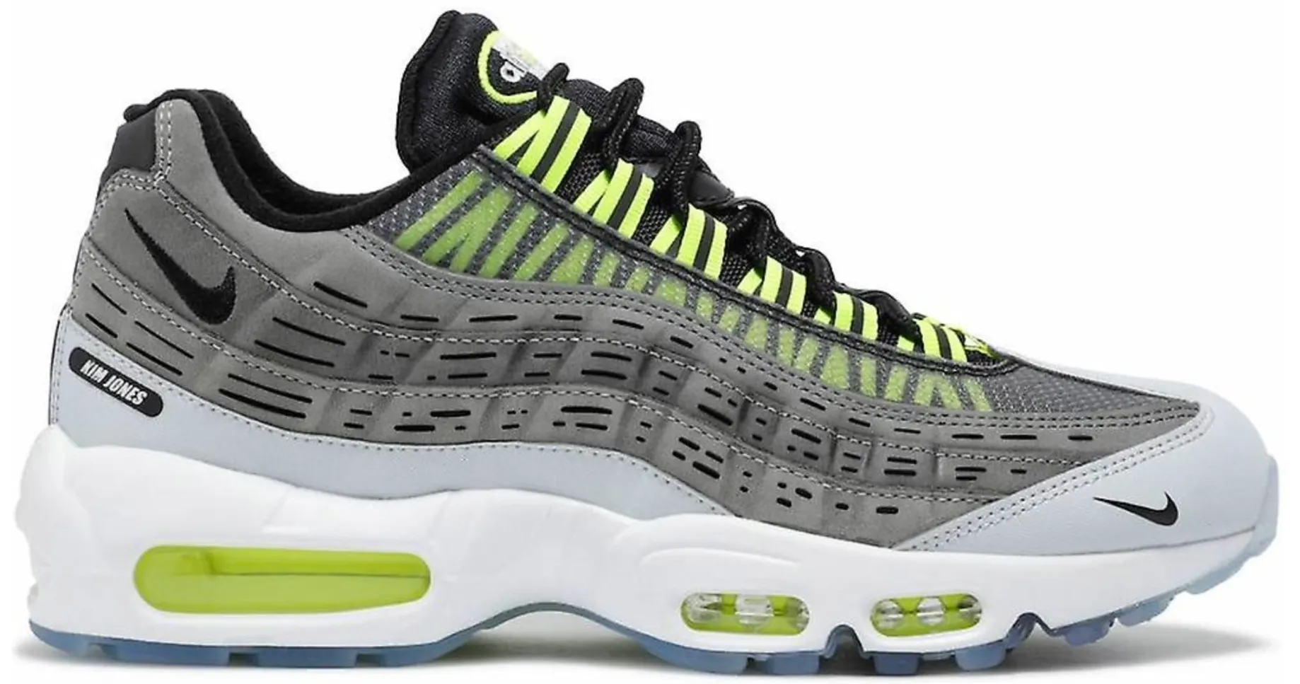 NIKE AIR MAX 95 X KIM JONES VOLT NEON Comfortable Toe
