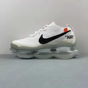 reflective running shoes Off-White x Air Max Scorpion FK White Black DJ4701-100