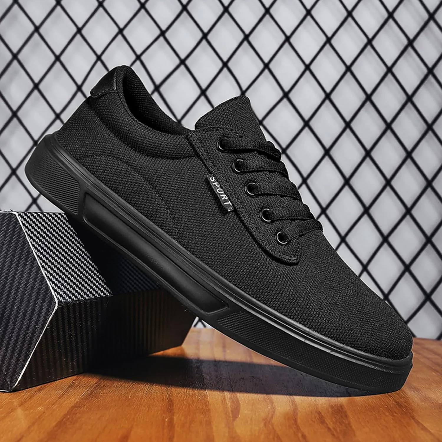 Arch Support Fitness Sneaker for Men Breathable and Light Outdoor Comfy Walking Shoe Athletic Fashion Sneakers