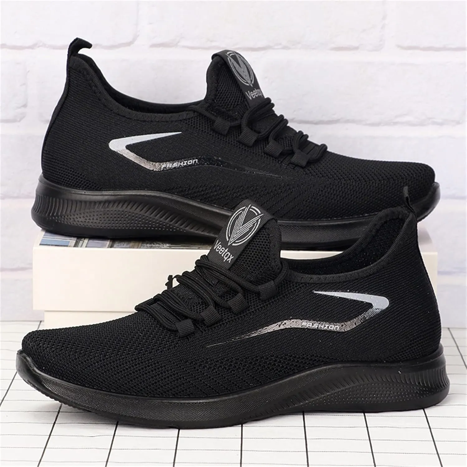 Arch Support Fitness Sneaker for Men Lightweight Breathable Slip on Running Shoe Arch Support Plantar Fasciitis