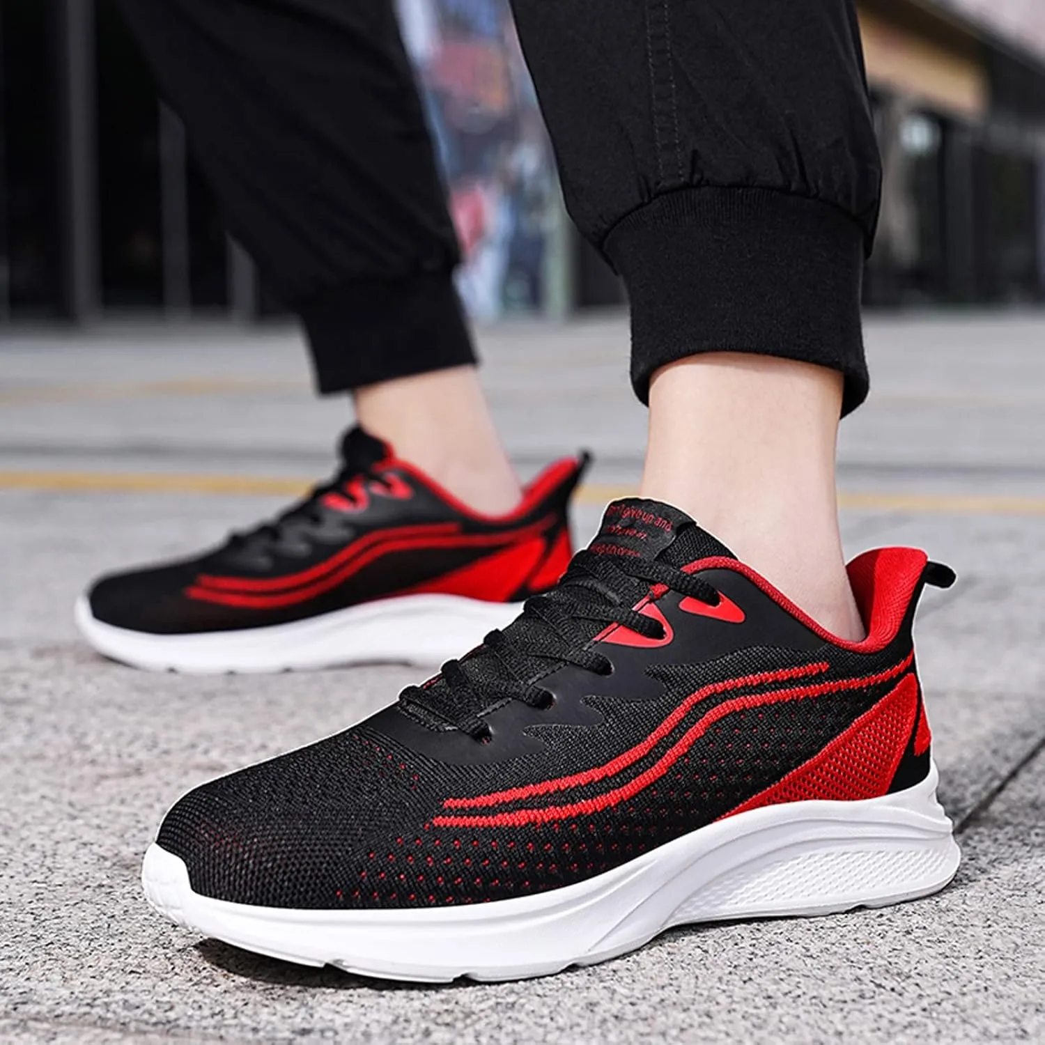 Arch Support Hiking Shoes for Men Slip On Lightweight Breathable Fashion Sneaker Arch Support Plantar Fasciitis
