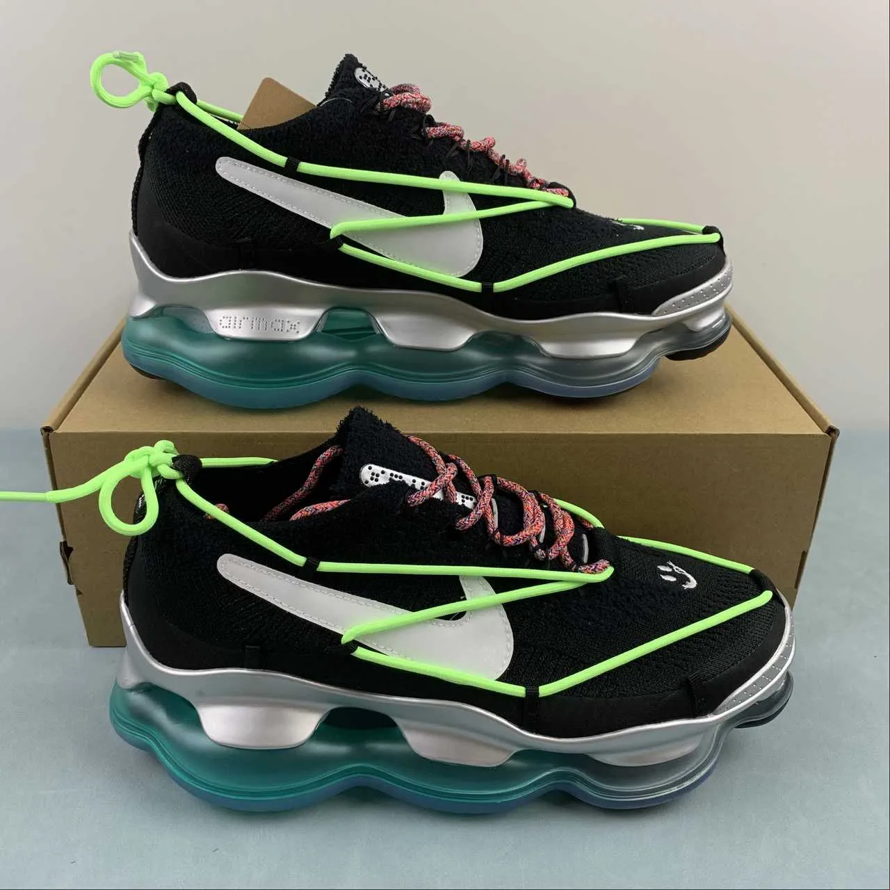 heel - strike shoes Air Max Scorpion FK Black Green Blue Silver FN8884-013