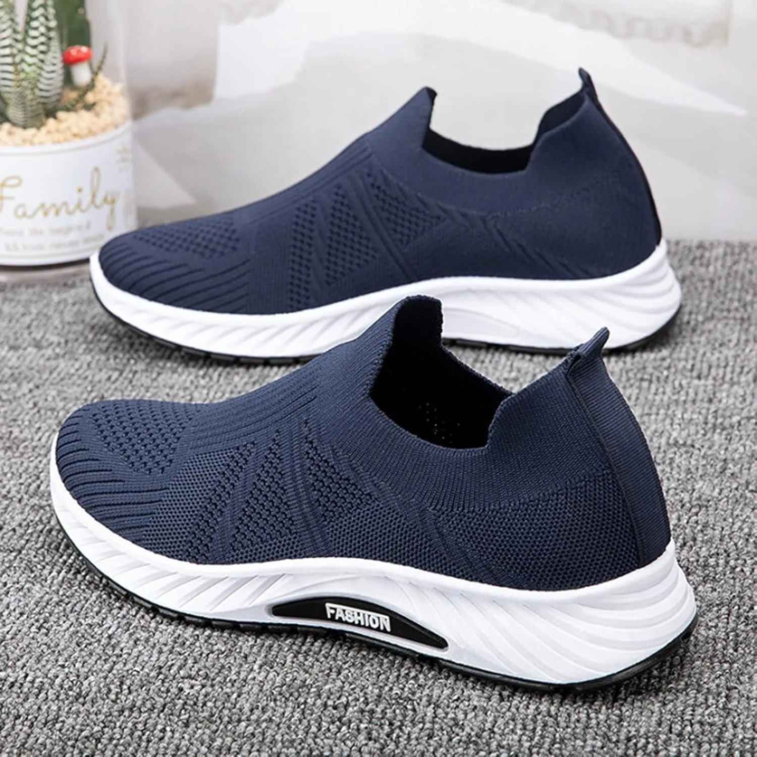 Arch Support Sports Shoes for Men Lightweight Sport Gym Jogging Walking Sneaker Business Casual Versatile Shoes