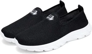 Arch Support Sports Shoes for Men Slip On Lightweight Breathable Fashion Sneaker Arch Support Plantar Fasciitis