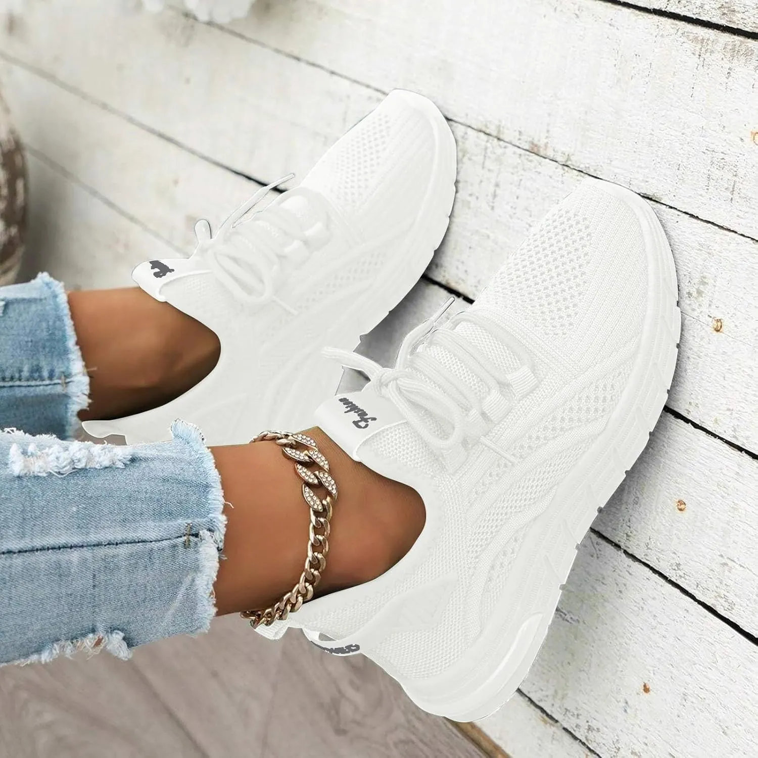 Arch Support Versatile Sneakers for Women Non Slip Athletic Fashion Casual Sneakers Minimalist Zero Drop Shoe