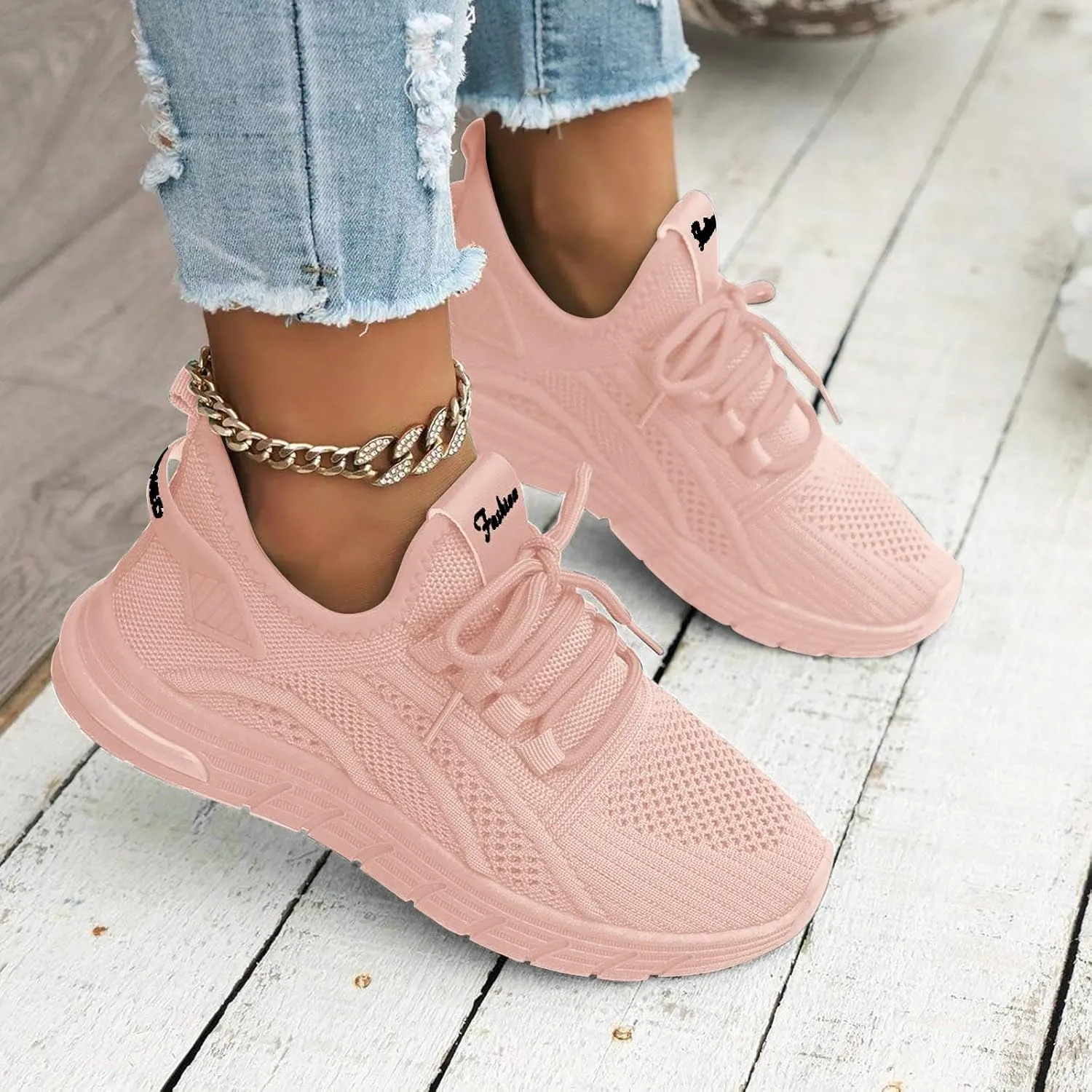 Arch Support Versatile Sneakers for Women Non Slip Athletic Fashion Casual Sneakers Minimalist Zero Drop Shoe