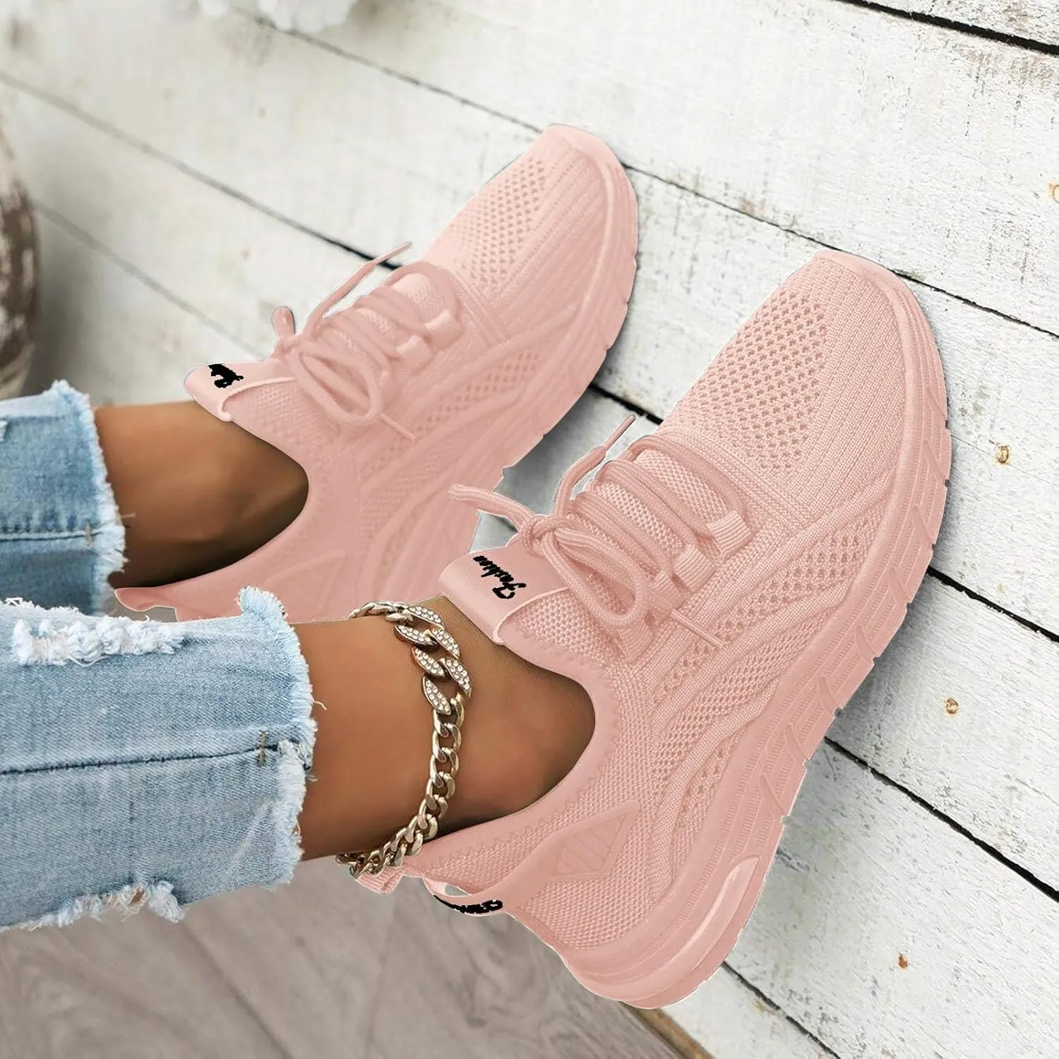 Arch Support Versatile Sneakers for Women Non Slip Athletic Fashion Casual Sneakers Minimalist Zero Drop Shoe