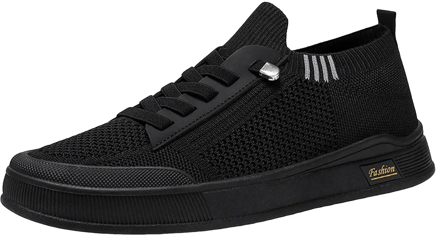 Arch Support Walking Shoes for Men Comfortable Lightweight Casual Walking Shoe Convenient Elderly Slip On Shoes