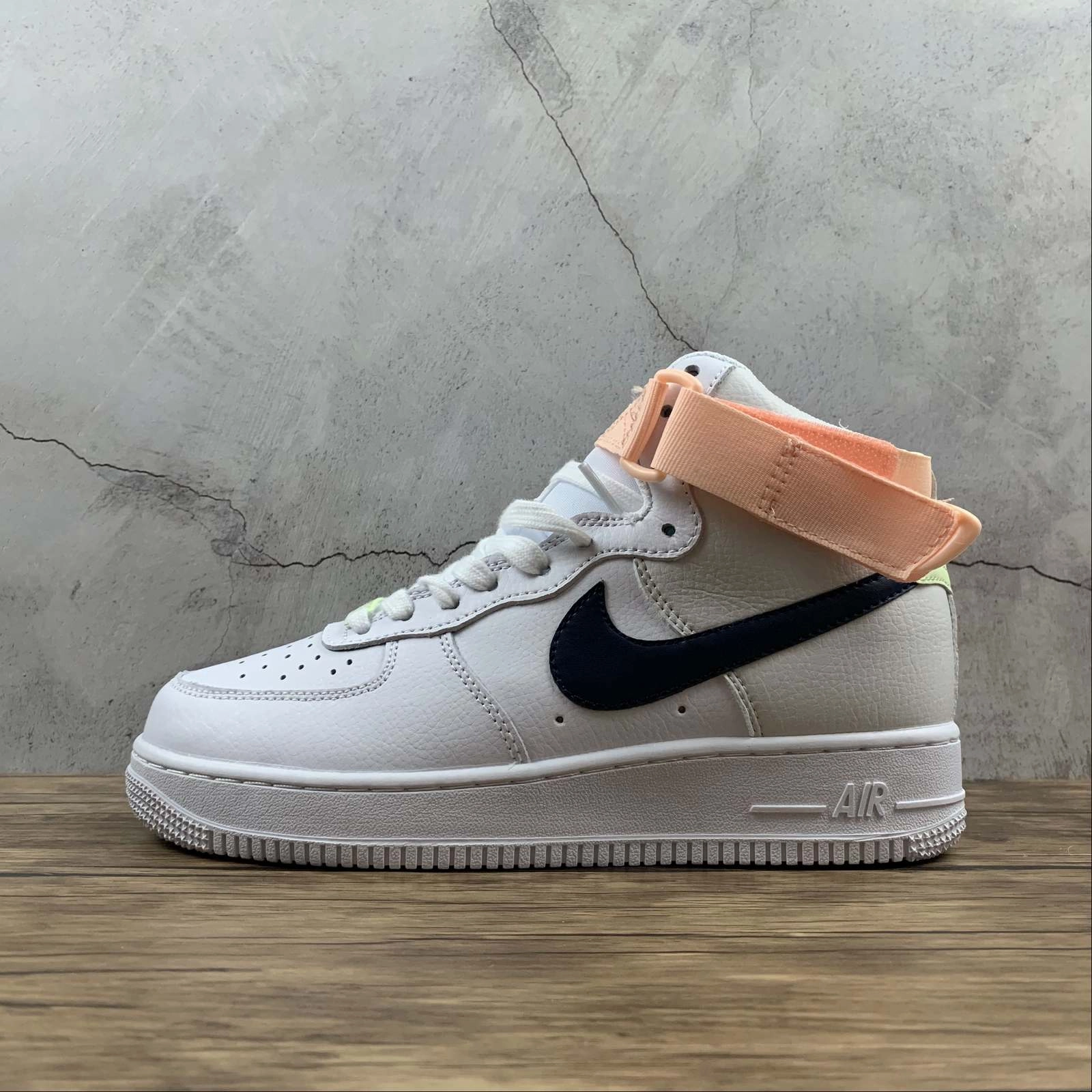 Cold Jog Air Force 1 High White Midnight Navy 334031-117