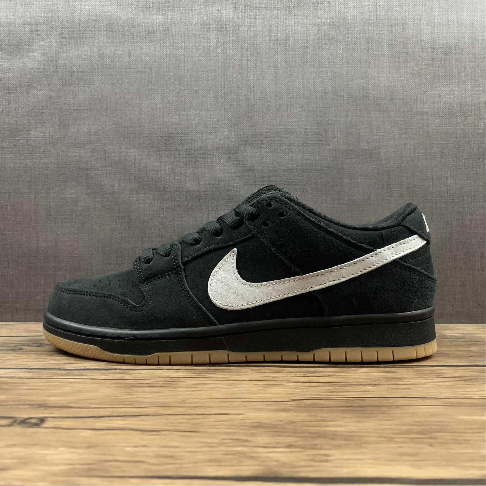 SB Dunk Low PRO Fog Black Cool Grey-Black-Black BQ6817-010 Shock Absorbing Rubber