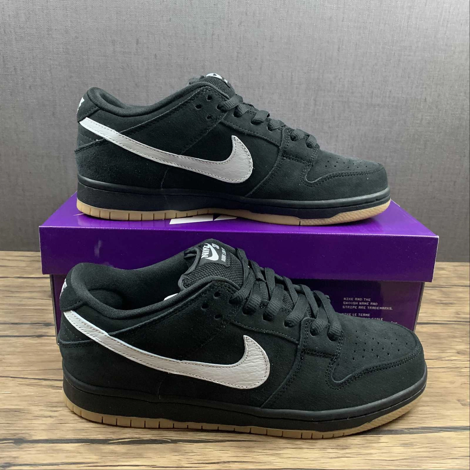 SB Dunk Low PRO Fog Black Cool Grey-Black-Black BQ6817-010 Supportive shock absorption Weekend Pick