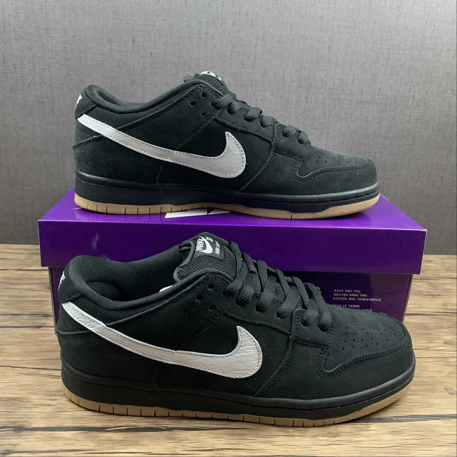 Zero Drop Design Adaptive Fit Technology SB Dunk Low PRO Fog Black Cool Grey-Black-Black BQ6817-010