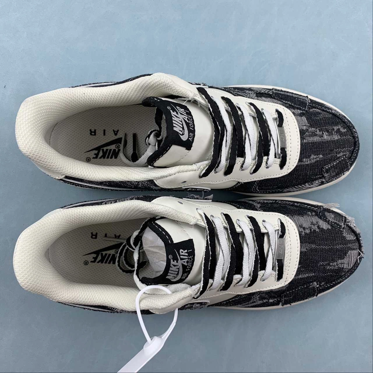 Air Force 1 07 Low Brushed Patch Off White Black FB0607-066 Dynamic Feel