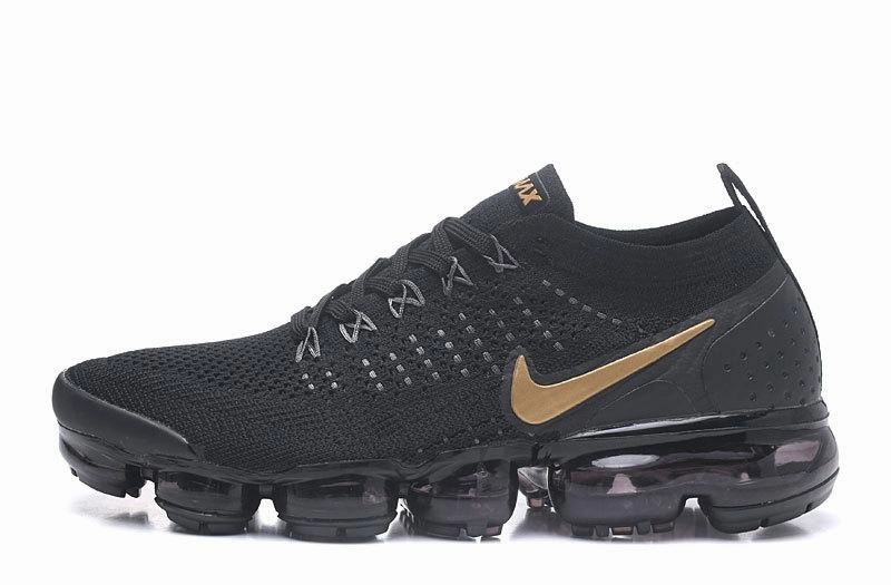 Air VaporMax Flyknit 2.0 Black Gold 942842-203 Slim Style