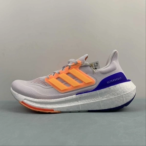Superior Flexibility running with a running belt Adidas Ultraboost Light Cloud White Solar Gold Lucid Blue HQ6352