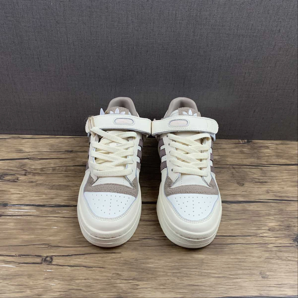 Adidas Forum 84 Low White Brown Beige GY4126 Room To Grow Ultra Cushioned Heel