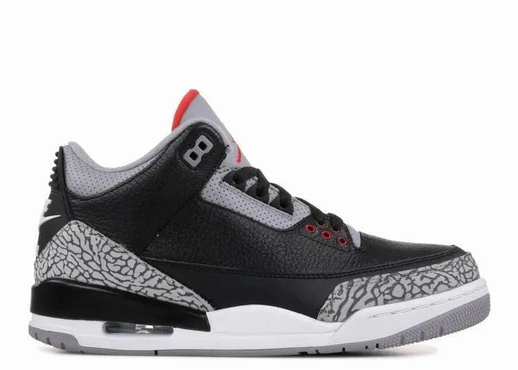 Air Jordan 3  Black Cement (2018) Fast Lane