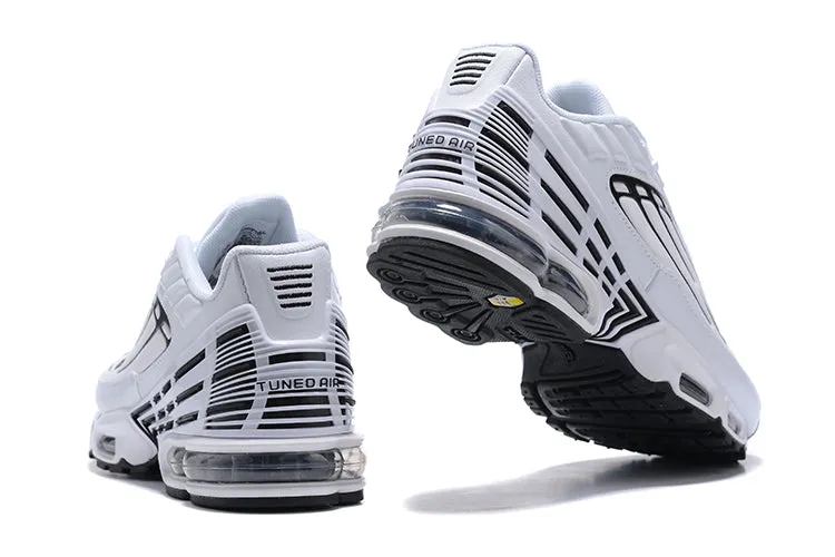 Air Max Plus 3 LTR White Black-White-Chile Red Gift Idea Trail Adventure