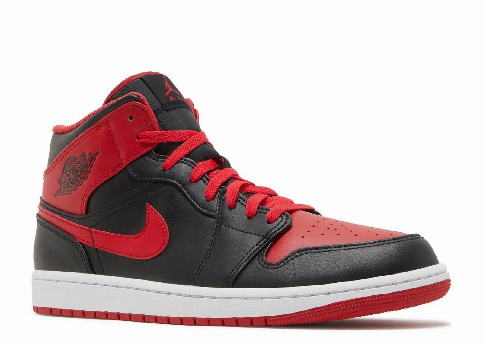 Air Jordan 1 Mid Alternate Bred Power Motion