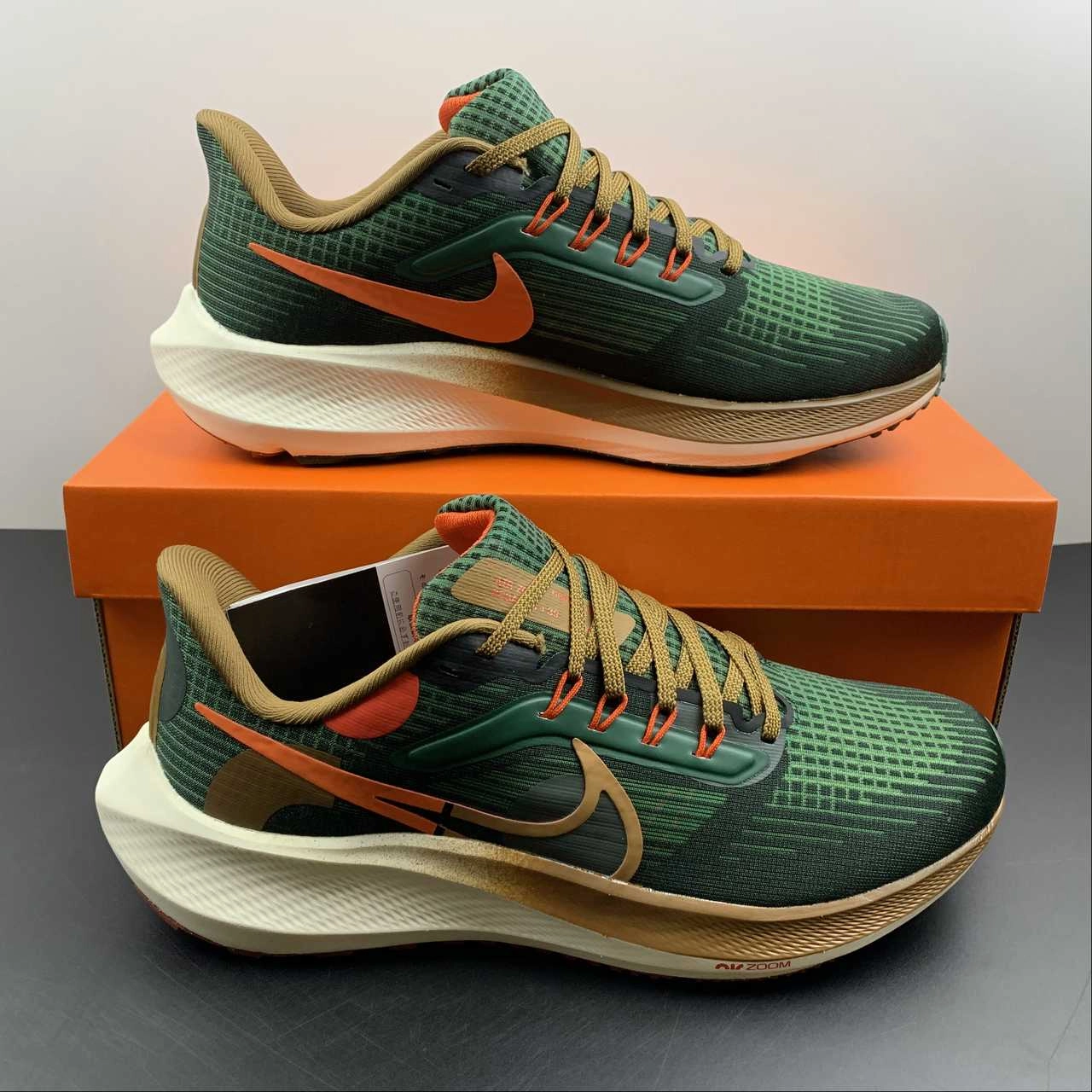 Sports use Air Zoom Pegasus 39 A.I.R. HOLA LOU Gorge Green Ale Brown DO9500-300