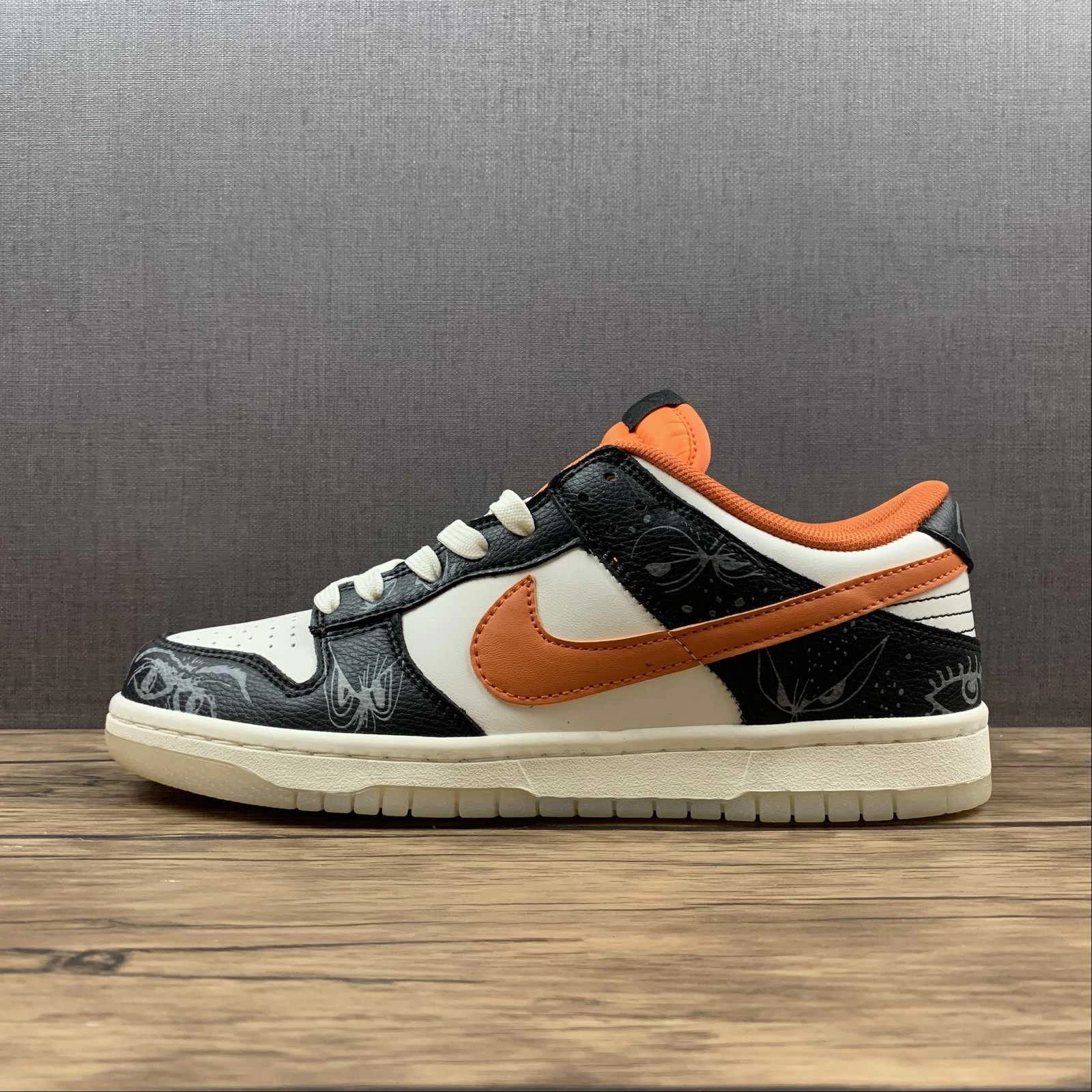 SB Dunk Low PRM Halloween Sail Starfish Black DD3357-100 Fashionable Look Outdoor Day